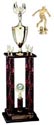 Soccer Trophy with Four Post