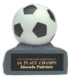 Resin Soccer Trophy Statue