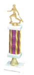 Softball Trophy with Square Single Post