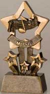 Resin Music Statue Trophy Awards