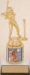 Baseball Trophy with Round Column