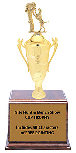 Hunting and Working Dog Cup Trophies 2813 Series