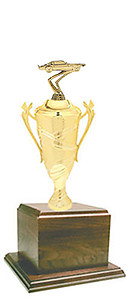 GW2800 Camaro Cup Trophies with 7 Size Options, Add Cup & Base Height to the Topper Height to Get Overall Height of Trophy