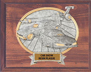 Dragster Car Plaque 54114-CFH in Three Size Options 