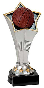 Rising Star Basketball Trophies with Three Size Options