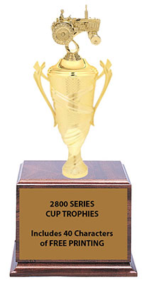 2806 Tractor Cup Trophy 13 to 15 inches tall