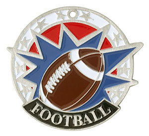Colorful USA Football Medal with Six Pricing Options