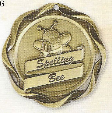 45008 Fusion Spelling Bee Medals with Six Pricing Options