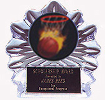 Flame Basketball Trophy