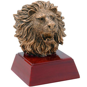 Promote School Spirit with a Lion Mascot Trophy