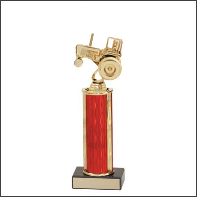 Trophies on Tractor Show Trophies And Tractor Pull Trophies With Single Round