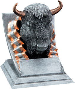 Promote School Spirit with an Buffalo - Bison Mascot Trophy