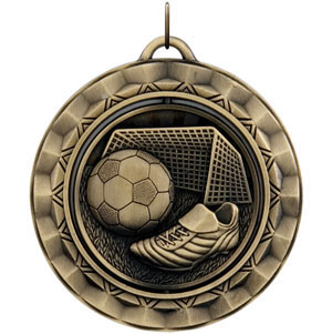 SP314 Spinning Soccer Medal with Six Pricing Options