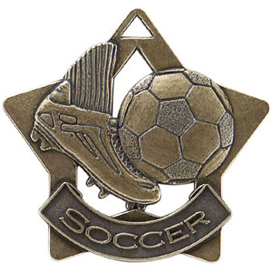 XS206 Soccer Star Medal with Six Pricing Options
