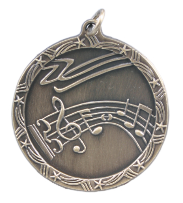 ST16 Music Medals with Six Pricing Options, as low as $.99