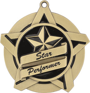 43019 Star Performer Medals with Six Pricing Options as low as $1.40