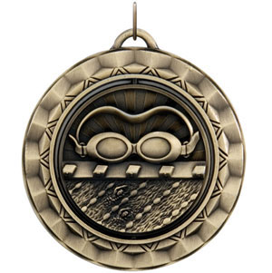 SP340 Spinning Swim Medal with Six Pricing Options