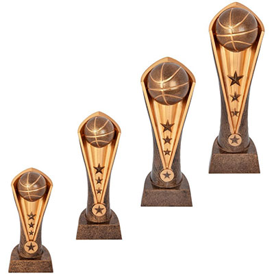 Cobra Resin Basketball Trophies 4 size options