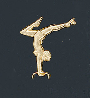 Gymnastic letter pins in male and female, as low as 49 cents
