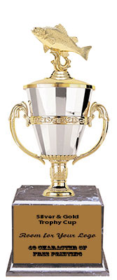 BMRC Crappie Cup Trophies with Four Size Options