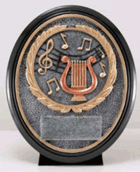 Music Trophy the Standing Oval