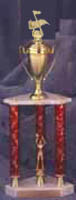 3 Post Music and Band Trophy with Cup