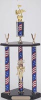 3 Post Stacked Band and Music Trophy
