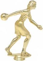 Female Bowling Trophy Figure