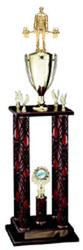 Four Post Bodybuilding Trophies and Lifting Trophies