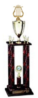 Music or Band Four Post Trophy with Cup