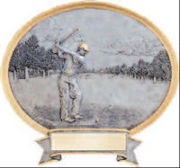 Men's Resin Golf Plaque Award