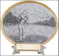 Women's Resin Golf Plaque Award