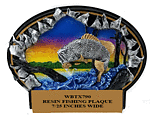 Colorful Fishing Plaque Award WBTX798