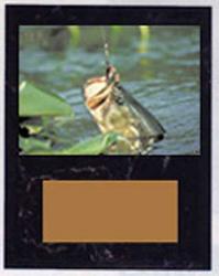 Image Black Marble Fishing Plaque V Series