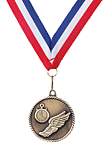 high relief track medals hr760