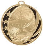 Lamp of Knowledge Medals MS-706 With Neck Ribbon