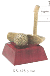 Resin Golf Club Putter Trophy Sculpture Award RF590SG