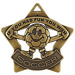 Fun Soccer Star Medals XS217 with Neck Ribbons