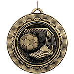 Spinning Soccer Medals SP314 with Neck Ribbons