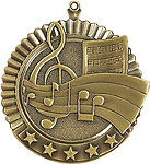 Huge Music Medals 36120 with Neck Ribbons