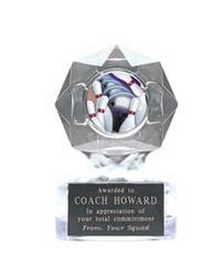 Acrylic Star Ice Bowling Award