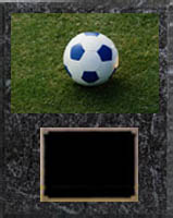 Image Soccer Plaque V Style Deluxe