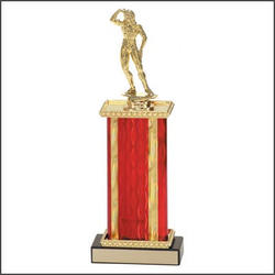 Bodybuilding and Lifting Trophies with Square Column