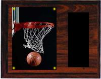 Image Basketball Plaque H series in cherry finish