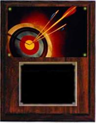 Deluxe Target Image Archery Plaque