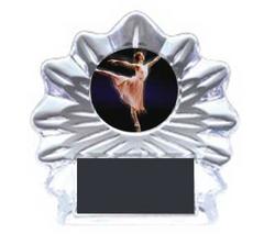Acrylic Flame Ice Dance Award