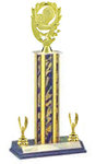 S3 Gender Neutral Basketball Trophies with a single round column