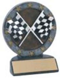 Resin Racing Trophy Statue