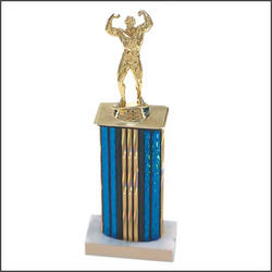 Bodybuilding and Lifting Trophies with Square Column