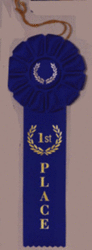 Stock Rosette Ribbon Rose1